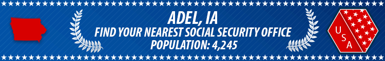 Adel, IA Social Security Offices