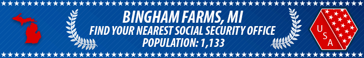 Bingham Farms, MI Social Security Offices