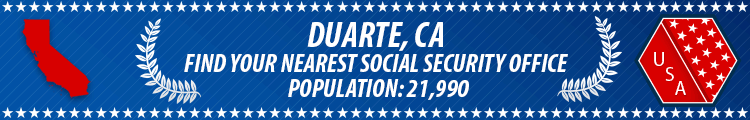 Duarte, CA Social Security Offices