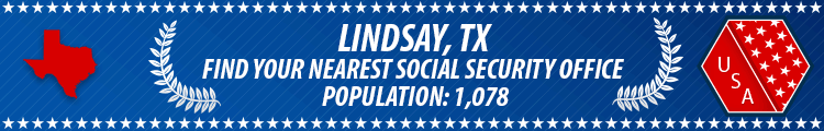Lindsay, TX Social Security Offices