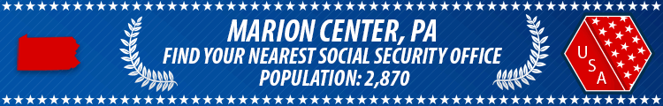 Marion Center, PA Social Security Offices