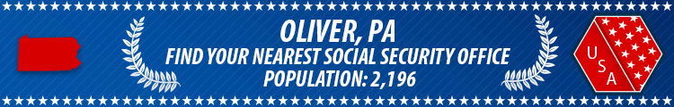 Oliver, PA Social Security Offices