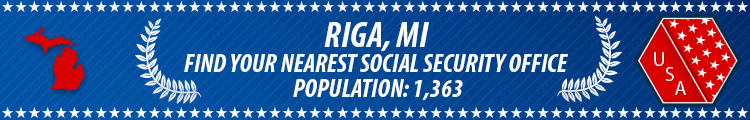 Riga, MI Social Security Offices
