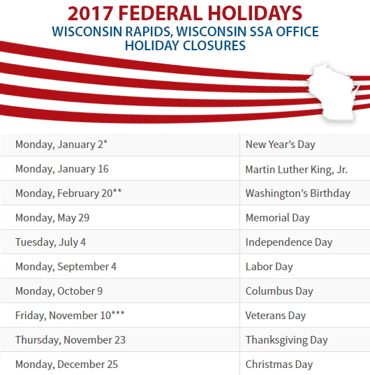 Wisconsin Rapids, WI Social Security Office SSA Office in Wisconsin